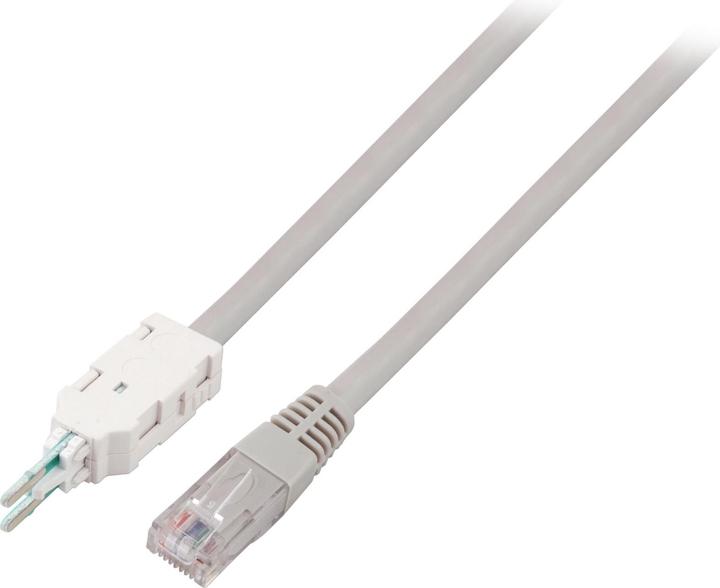 Image du produit EFB Elektronik Câble patch RJ45-LSA 1DA 4 pôles, occupation : 4/5 (U/UTP, 2 m)