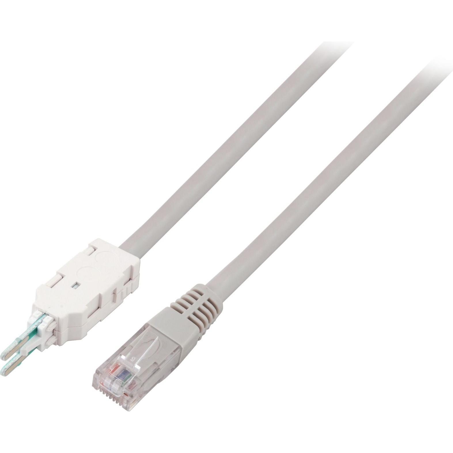 EFB Elektronik Cavo patch RJ45-LSA 1DA a 4 pin Assegnazione: 4/5 (3 m), Cavo di rete
