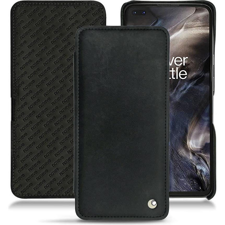 Noreve Lederschutzhülle horizontal (OnePlus Nord), Smartphone Hülle, Schwarz