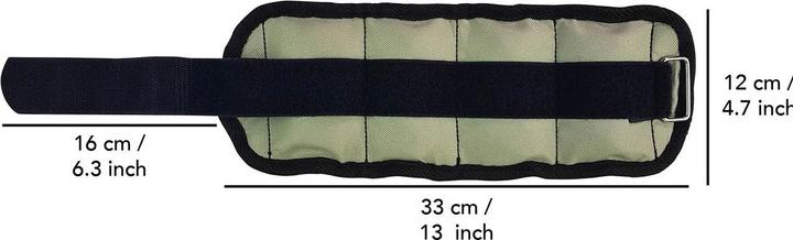 Image du produit Tunturi Set Arm & Bein Gewichtmanschetten (2 x 0,5 kg)