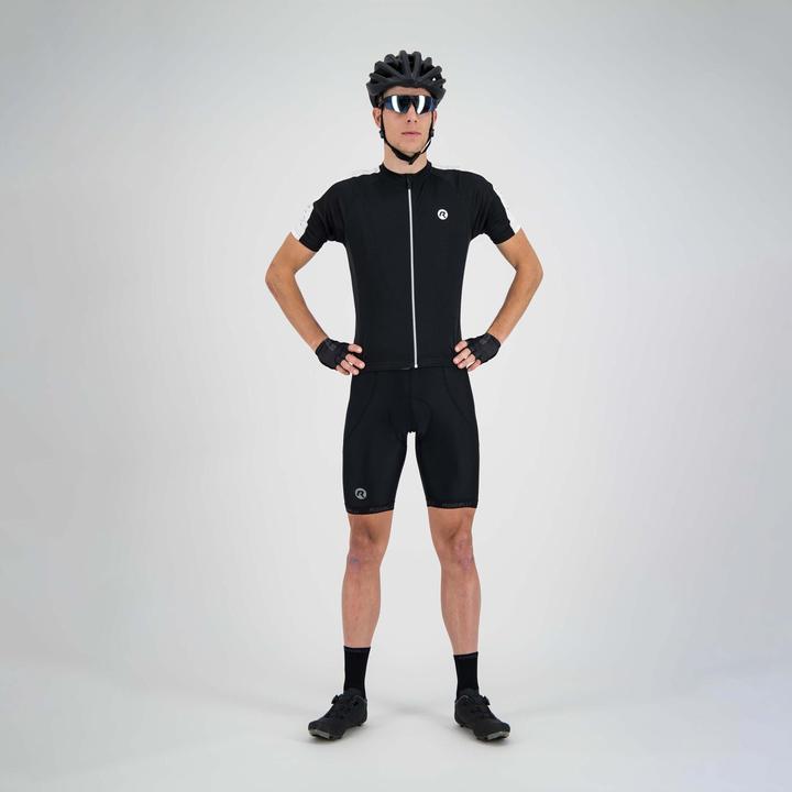 Image du produit Rogelli Maillot Explore Homme - Maillot de vélo manches courtes - Noir/Blanc (XXL)