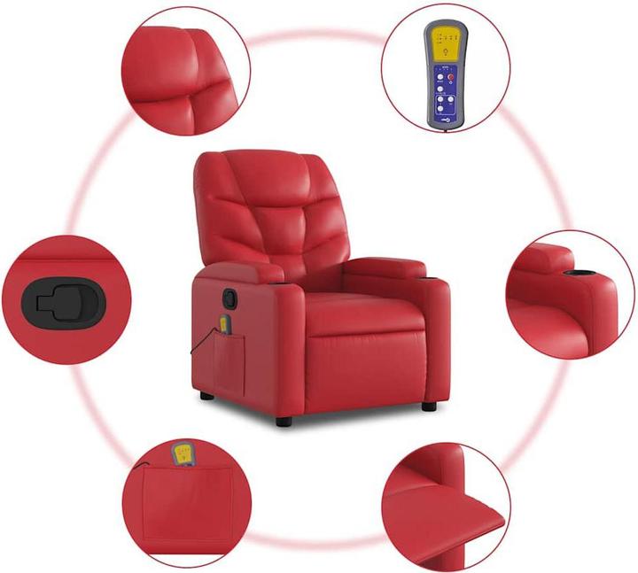 Produktbild vidaXL Massagesessel mit Aufstehhilfe