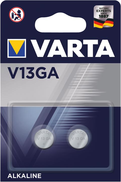 Produktbild Varta Electronics V13GA (2 Stk., LR44, 155 mAh)