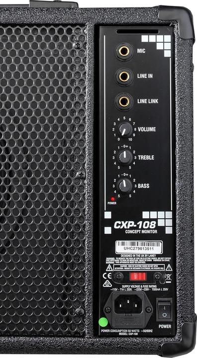Immagine prodotto Laney CONCEPT Series CXP108 Active Stage Monitor 80W 8 inch Coaxial Woofer Black (Attivo)