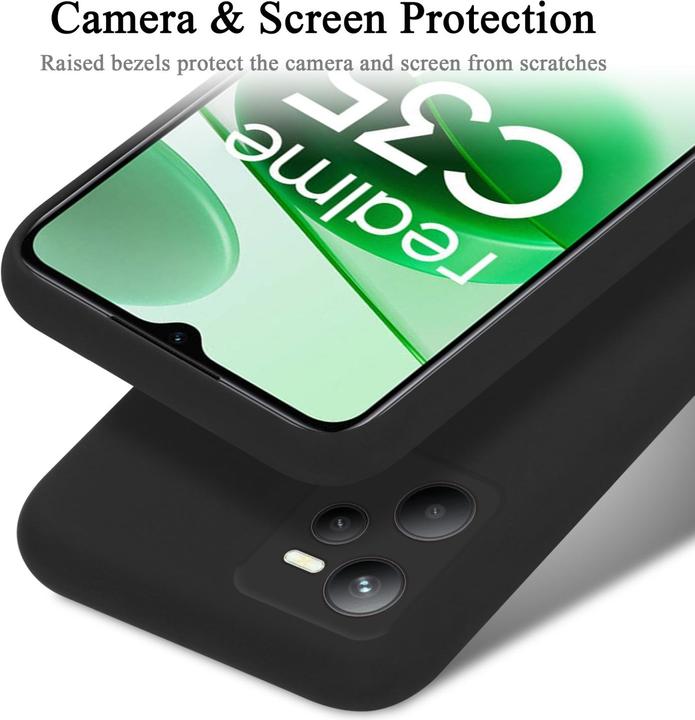 Image du produit Cadorabo TPU Liquid Silicone Case Housse pour Realme C35 / Narzo 50A PRIME (Realme C35, Realme Narzo 50A Prime)