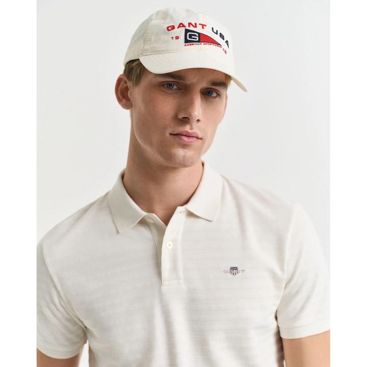 Actual product image GANT Textured striped polo (XL)