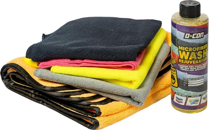 Actual product image D-Con Microfibre cloth set