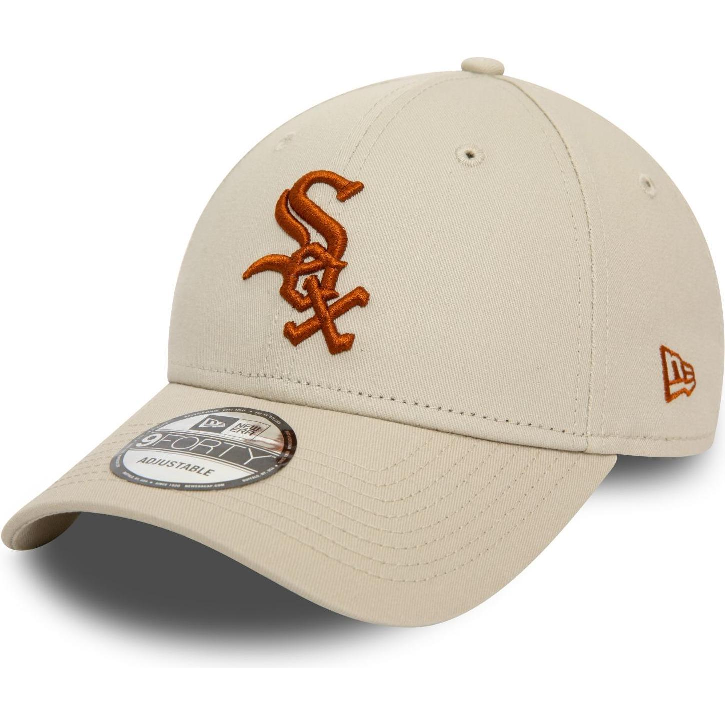 New Era, Herren, Cap, 9Forty Strapback Cap - Chicago White Sox Stone Beige, Beige