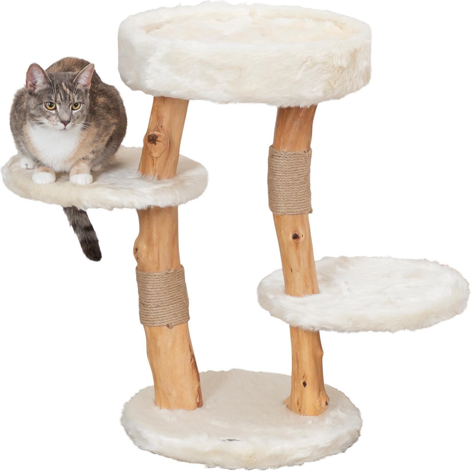 Thumbnail - Trixie Kratzbaum Santo, 73 cm, Creme (73 cm, Creme), Katzenbaum