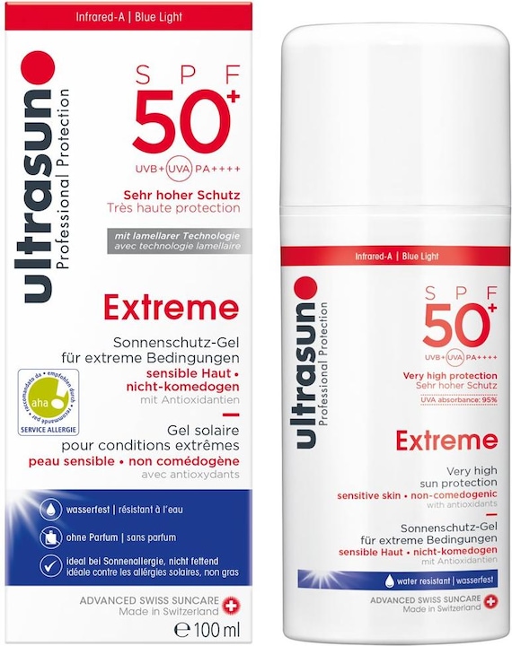 Actual product image Ultrasun Extreme (Suntan lotion, SPF 50+, 100 ml, 171 g)