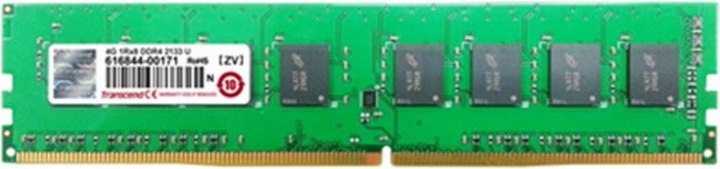 Transcend DIMM DDR4 2133Mhz 4GB Non-ECC SRx8 1.2V CL15 (1 x 8GB, 2133 MHz, DDR4-RAM, DIMM)