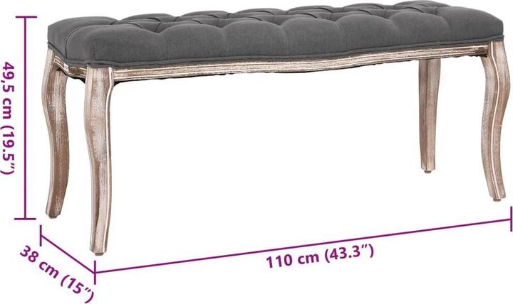 Produktbild vidaXL Bank (110 cm)