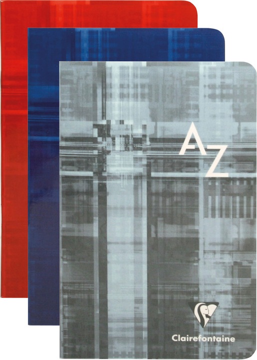 Actual product image Clairefontaine Notebook with index A - Z (A4, Checked, Soft cover)