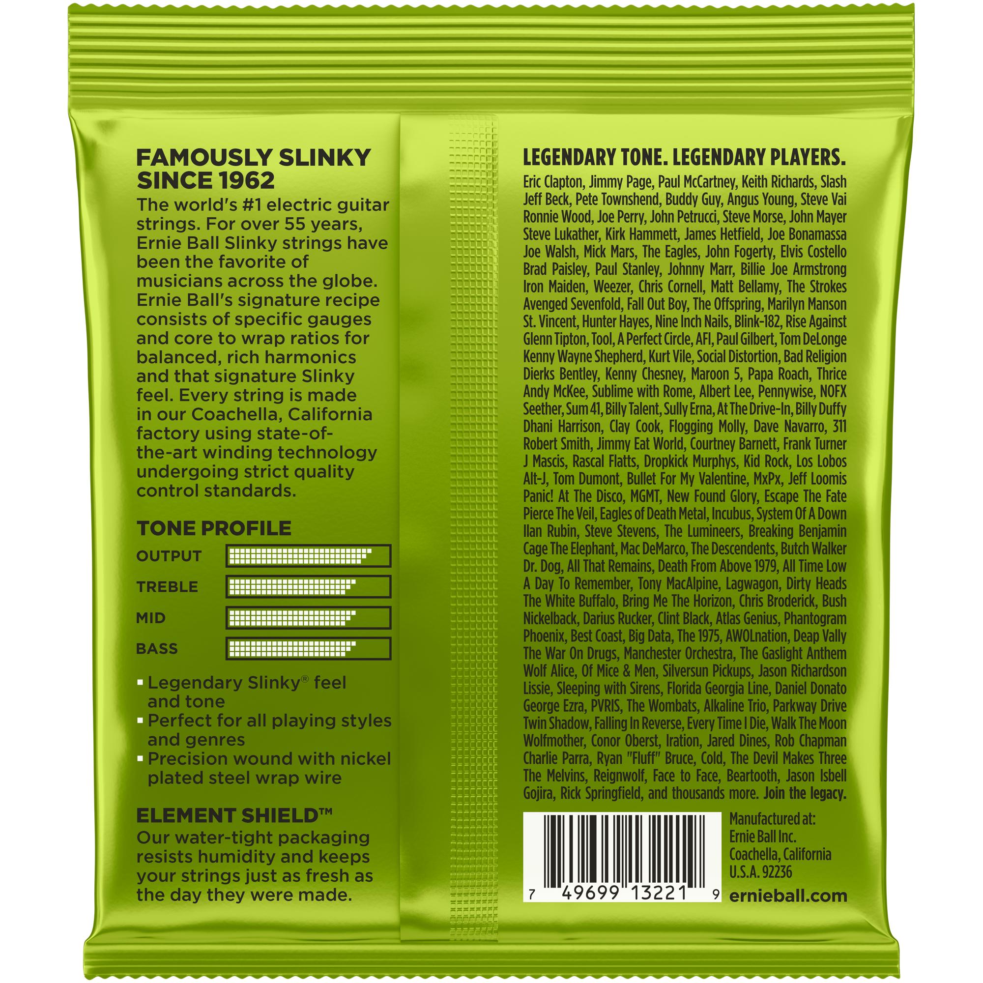 Thumbnail - Ernie Ball Slinky Nickel 3 Regular (6 x, E-Gitarre, 0.05"), Saiten