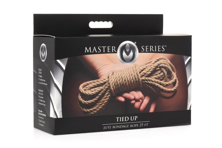 Productafbeelding Master Series Tied Up - Jute Bondage Touw - 7,6 mtr