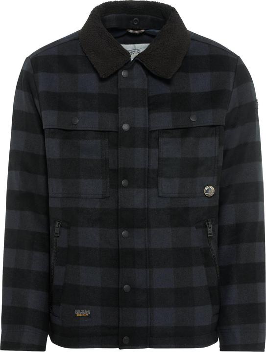 Image du produit Camel Active Veste de transition à carreaux avec col en peluche amovible (56)