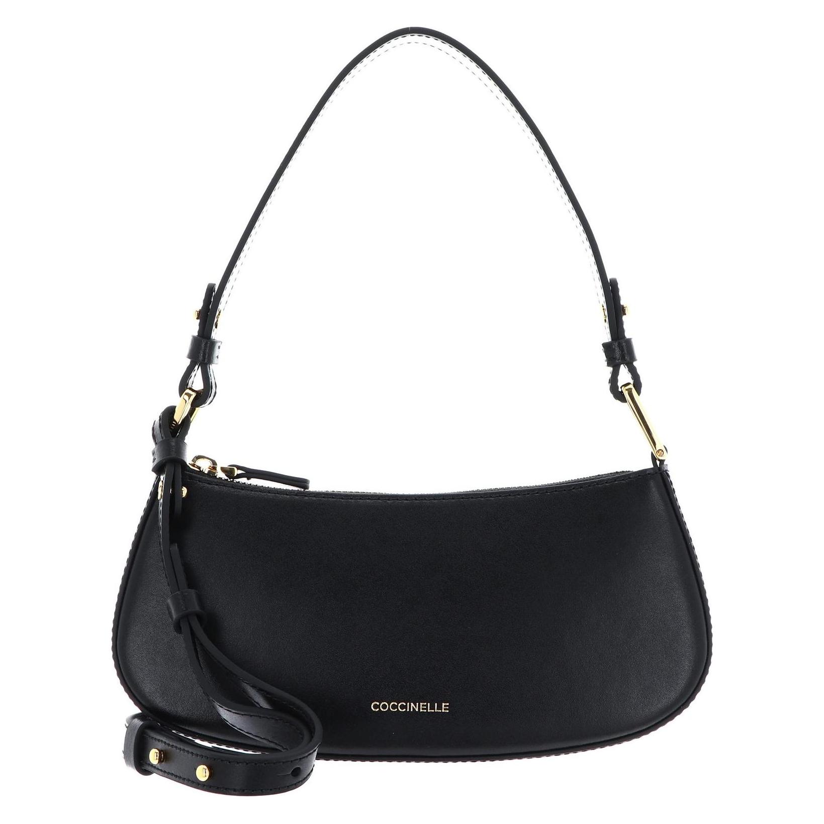 Coccinelle, Damen, Handtasche, Merveille Calf Cocker Mini Bag, Schwarz