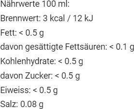 Nährwerte und Zutaten Roon Gaming Power Liquid Ghost (24x)