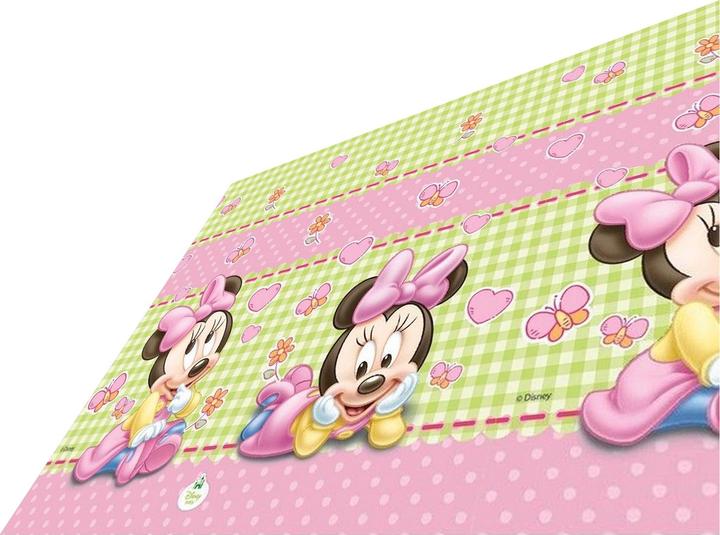 Actual product image Disney Plastic Minnie Mouse Party Table Cover