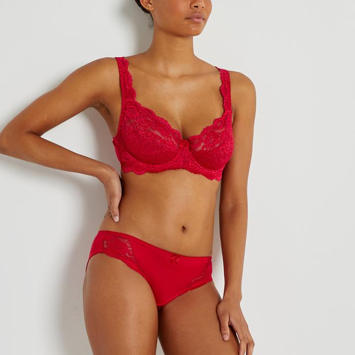 Actual product image La Redoute Collections Lace underwired bra (85 B)