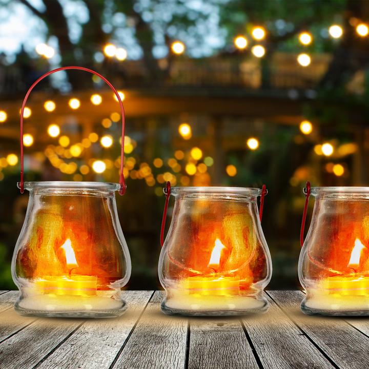 Actual product image Relaxdays 12x lantern (1 x, 8.5 x 8.5 x 10 cm)