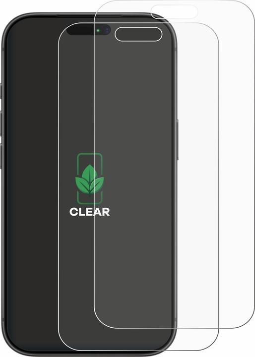 Produktbild ScreenLeaf Schutzfolie für Apple iPhone 17 Pro Max nachhaltiger Displayschutz Display Schutz Folie Klar (2 Stk., Apple iPhone 17 Pro Max)