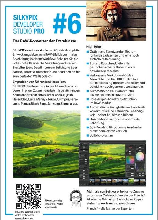 Produktbild Franzis Silkypix Developer Studio Pro 6 (1 User)