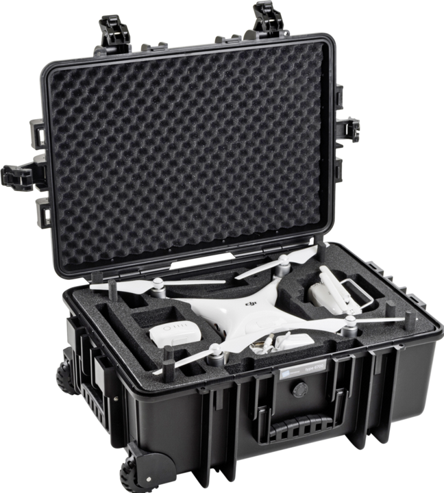Immagine prodotto B&W International Custodia per elicottero tipo 6700/B DJI Phantom 4 Pro Inlay (Zaino per drone, DJI Fantasma 4)