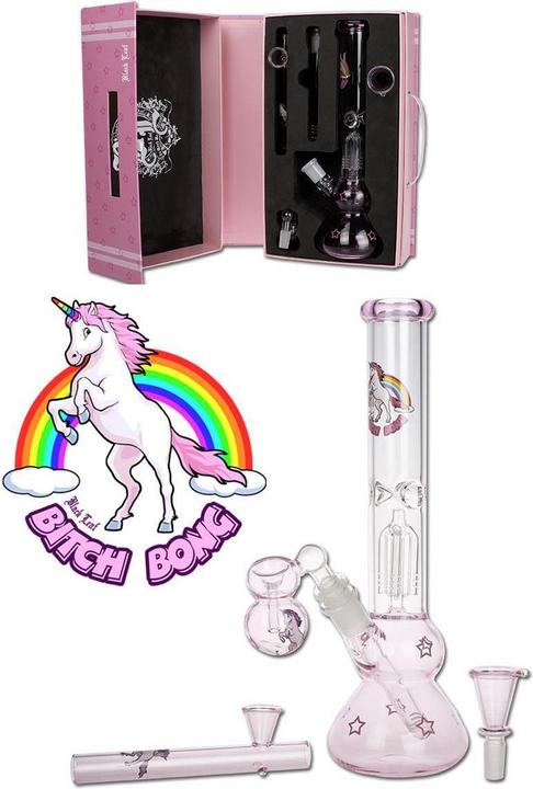 Produktbild Fourtwenty Glasbong Bitch mit Koffer-Set