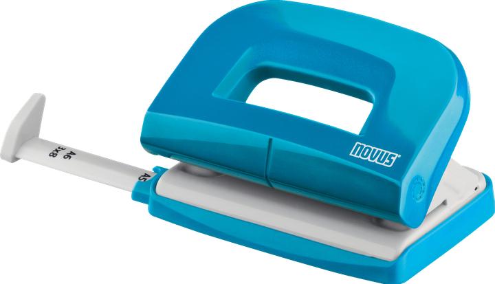 Image du produit Novus Perforateur E210 plastique/métal 1.0mm/10 feuilles (blister) pétrole