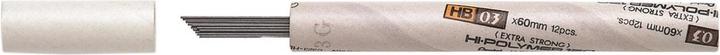 Image du produit Pentel Mines de crayon Hi-Polymer 120 (12 pièce(s), Noir, 0.30 mm)