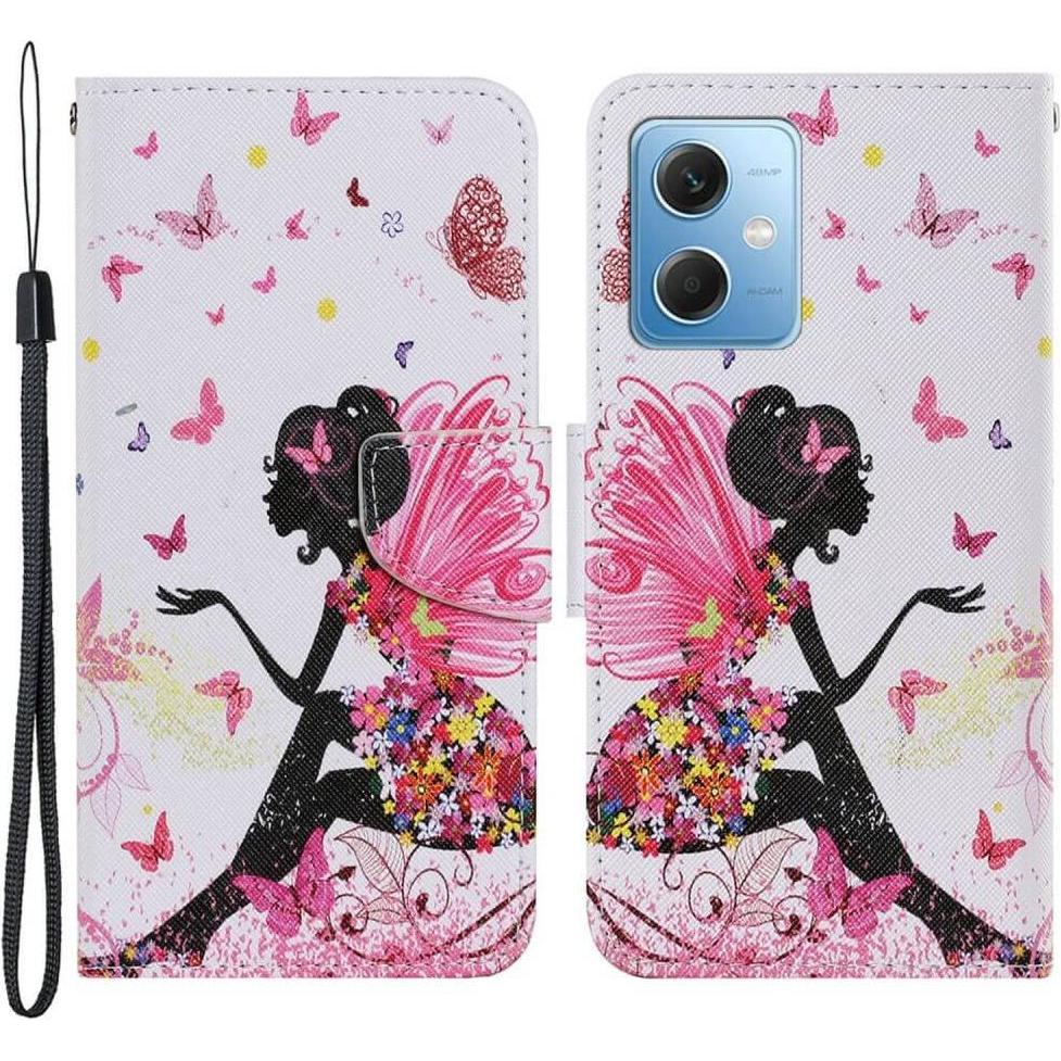 Cover-Discount Xiaomi Poco X5 - Leder Etui Hülle Elfe (Xiaomi Redmi Note 12 5G, Xiaomi Poco X5), Smartphone Hülle