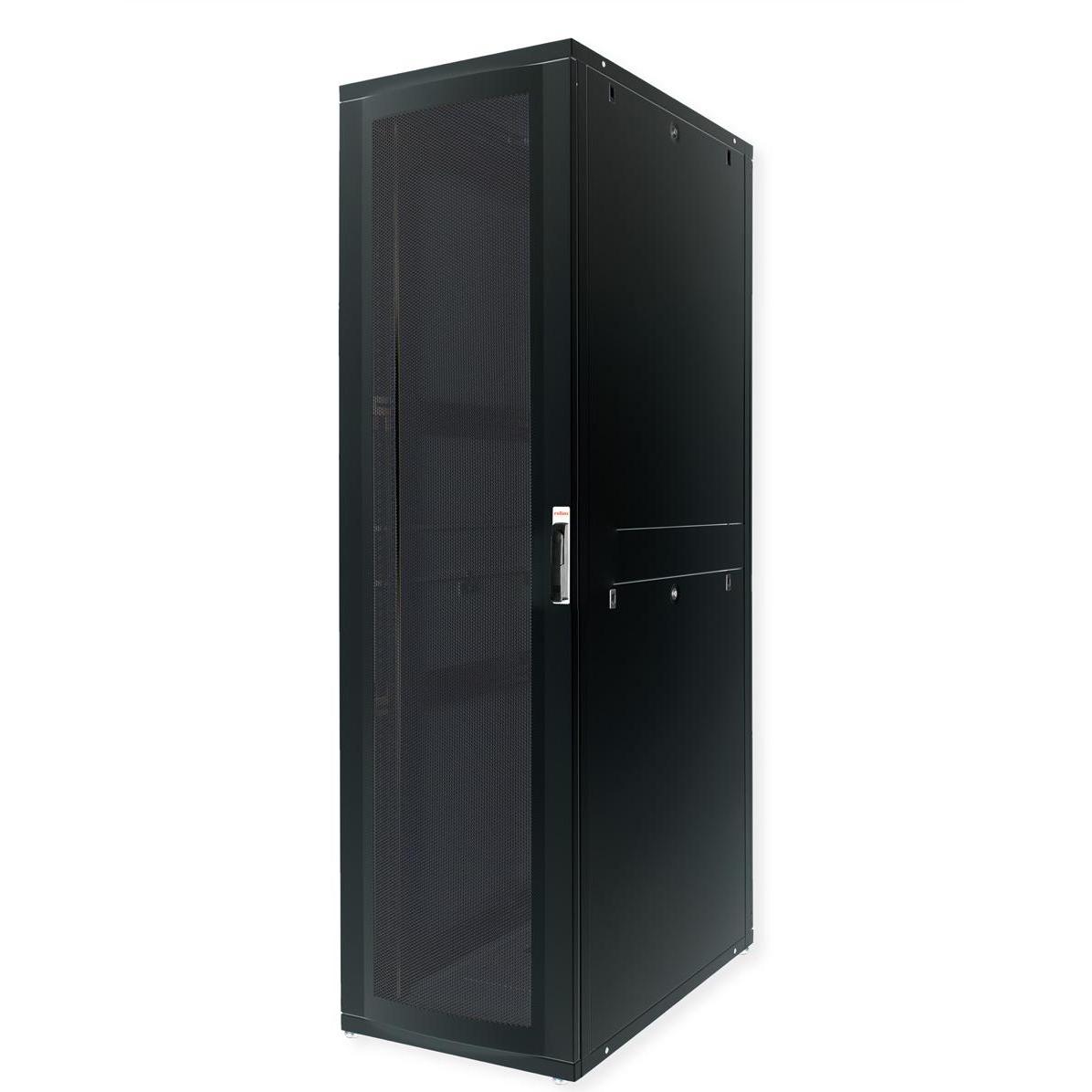 Roline 19-Zoll Serverschrank 47 HE (47 HE, 19 Zoll Rack), Serverschrank, Schwarz