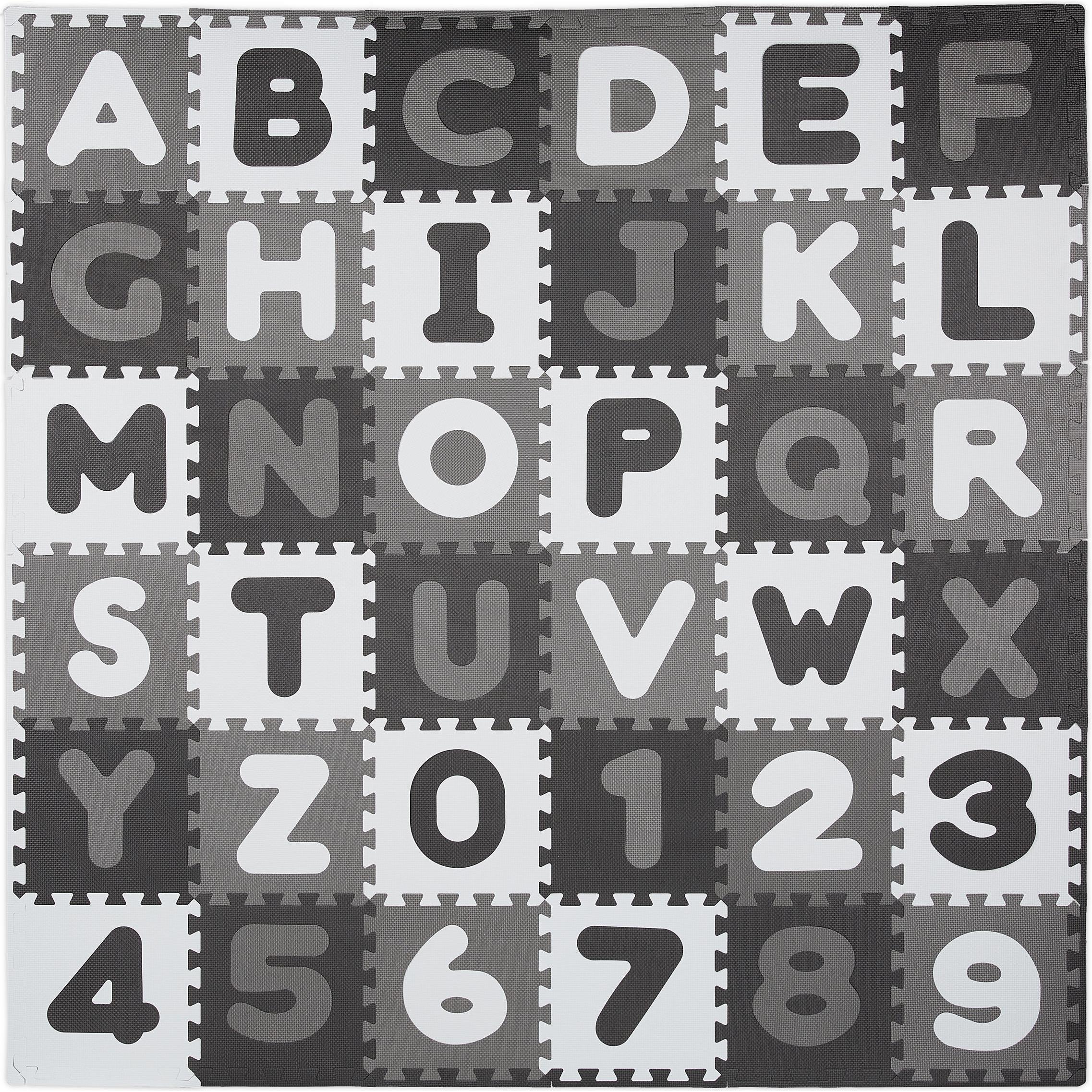 Relaxdays, Tappetino da gioco, 60x tappetino per puzzle (30 x 30 x 1 cm)