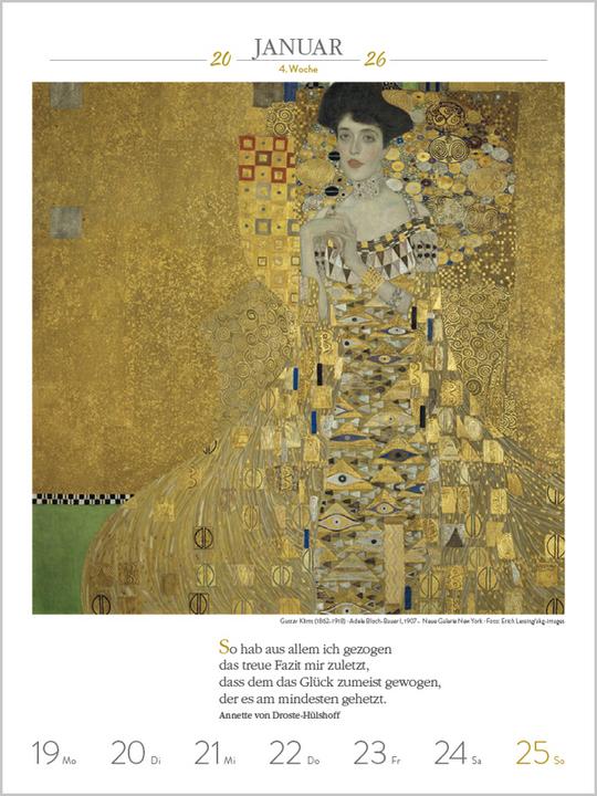 Produktbild Literaturkalender Kunst 2026 (32 x 24 cm)