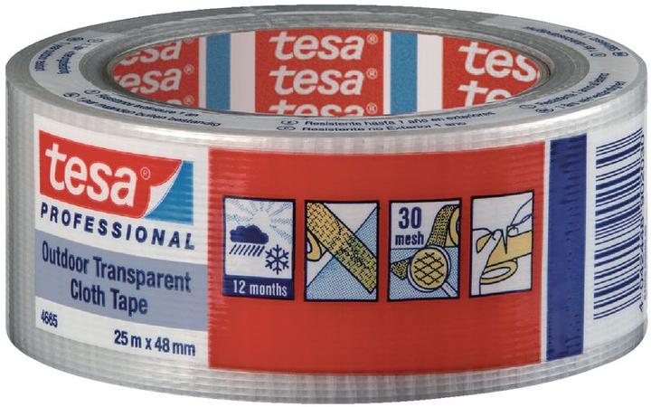 Produktbild tesa ® Outdoor UV Gewebeband transp. (48 mm)