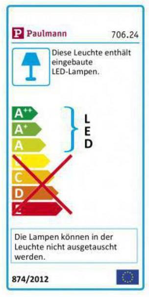 Energie-Label Paulmann MaxLED 500 Stripe Set (Neutralweiss, Tageslicht, Warmweiss, 300 cm, Indoor)