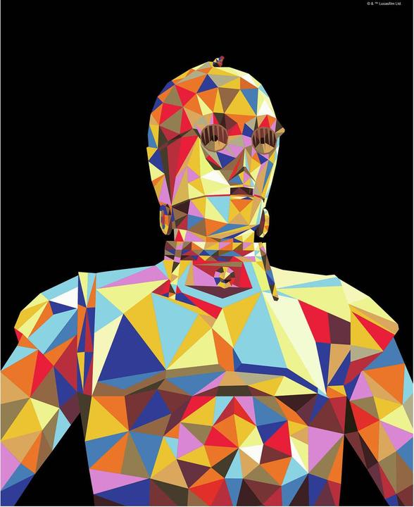 Actual product image Ravensburger CreArt - Painting by numbers 23894 - Star Wars - C-3PO - from 12 years