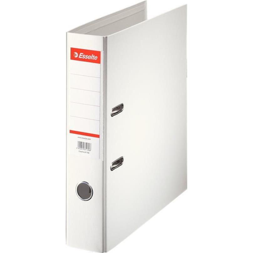 Dymo, Ordner, Plastik-Ordner Standard, DIN A4, 75 mm, weiss Einband innen und aussen mit PP-Folie kaschiert (A4, 75 mm, ...