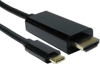Produktbild Rs Pro USB-Kabel Schwarz, USB C / HDMI, 2m (2 m, HDMI)