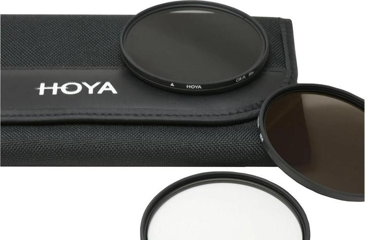 Actual product image Hoya Digital Filter Kit II (UV, CIR-PL & ND8) Filterset (37 mm, UV filter, Neutral density filter, Polarizing filter, 37 mm)