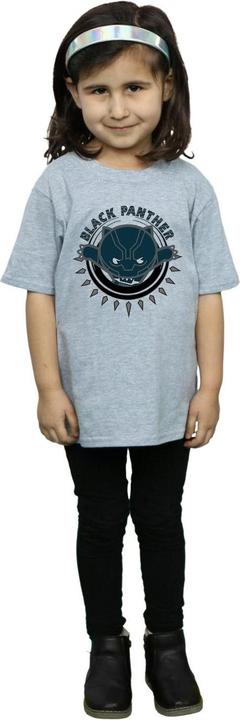 Immagine prodotto Kawaii Black Panther Pounce Maglietta Ragazze (140, 146)