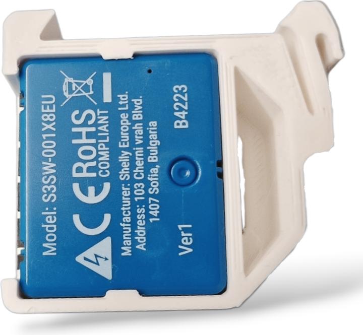 Actual product image Light Solutions DIN rail adapter for Shelly Mini - For 1 piece