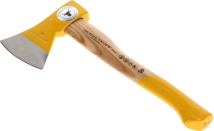 Image du produit Ochsenkopf Hache forestière, Tranchant poli, Frêne robuste, 38 cm, 1,1 kg