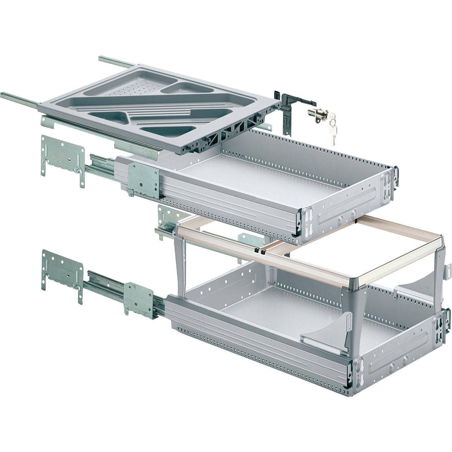 Hettich, Möbelausstattung, Voll-/ Überauszug-Set (1 Stk.)