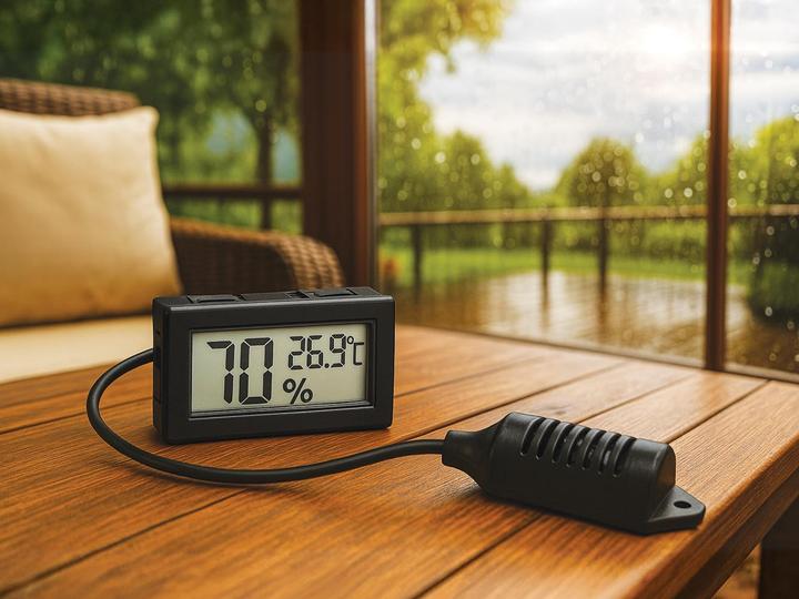 Produktbild Velleman Digital-Hygrometer/-Thermometer - Einbau (Thermometer)