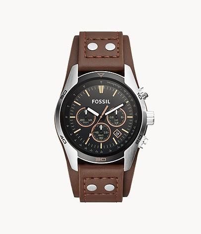 Actual product image Fossil Coachman (Analogue wristwatch, Chronograph, 45 mm)