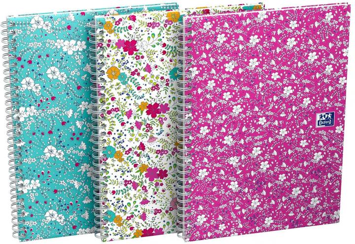Produktbild Oxford FORME FLORAL - Spiralbuch (B5, Liniert, Harter Einband)
