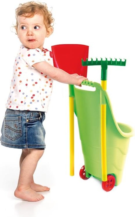 Image du produit Paradiso Toys Havevogn med skovl og rive til børn
