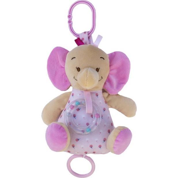 Tullo, Spieluhr, Spieluhr - Rosa Elefant, 18 cm